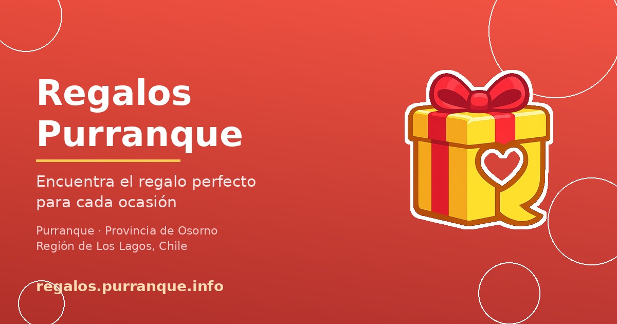 Regalos Purranque: La nueva plataforma digital que conecta comercios locales con toda la comunidad